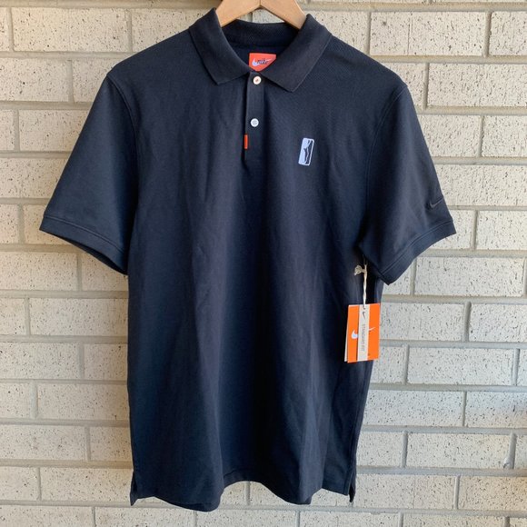 Nike Golf Camron Champ Grandpa Mack Black Polo